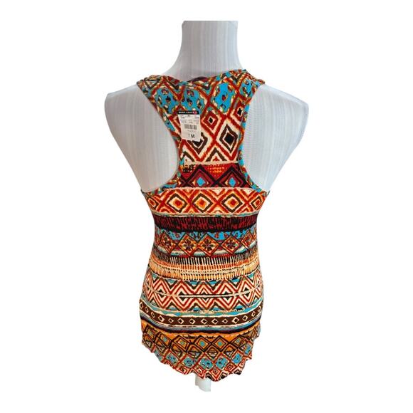Body Central Orange Aztec Print Tank NWT Size M - Picture 2 of 4